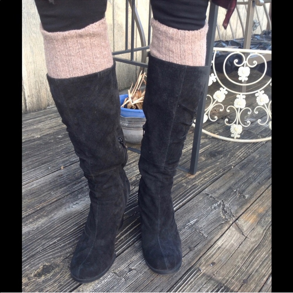 Mia suede riding boots